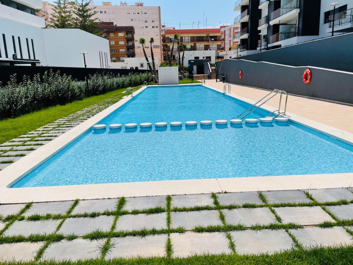 Apartamento Nuevo Junto Al Mar Con Plaza De Garaje!! Perfecto Para Familias Playa de Gandia Exterior photo
